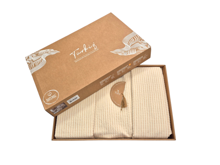 Постільна білизна Turkiz Natural Collection Boston (Кремовий, 200х220)