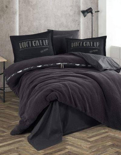 Постільна білизна зимова CLASY teddy (Антрацит)