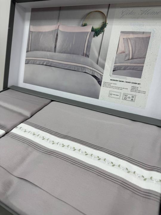 Постільна білизна Gelin Home Indira (Сірий, 200х220)