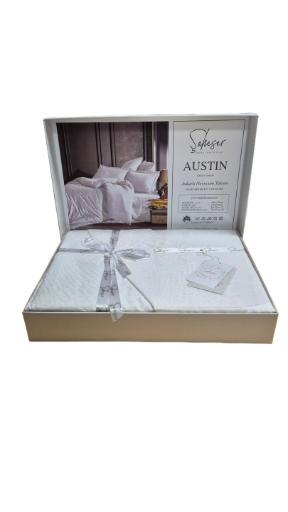 Постільна білизна Saheser Austin (Кремовий, 200х220)