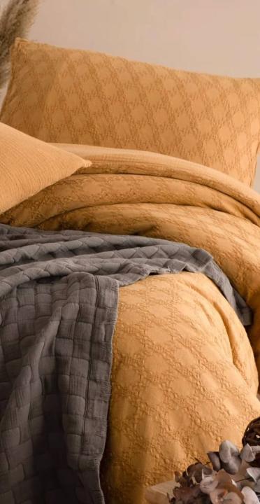 Постільна білизна Sikel Nazende (Гірчичний, 200х220)