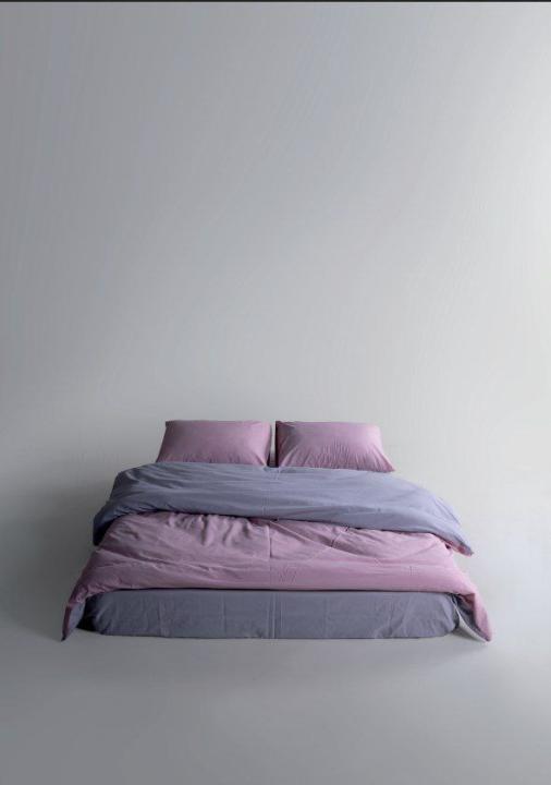 Постільна білизна Limasso Daily (Фіолетовий-сірий, 200х220)