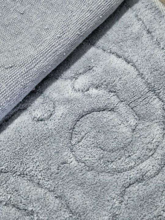 Килимки для ванни Maco Cotton (Tessa сірий, 50х60/60х100)