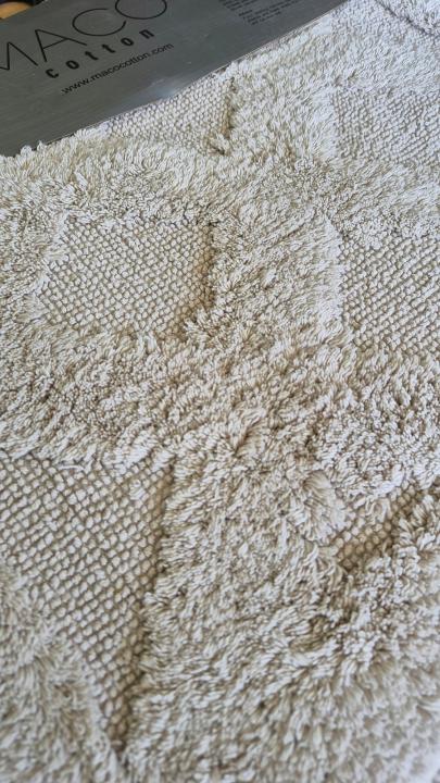Килимки для ванни Maco Cotton Taftinc Baclava (Бежевий, 60х100 / 50х60)