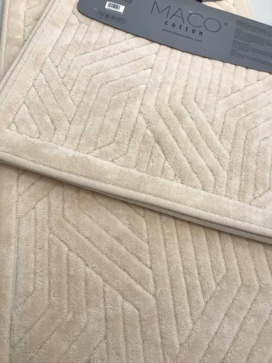 Килимки для ванни Maco Cotton (Бежевий, 60х100 / 50х60)