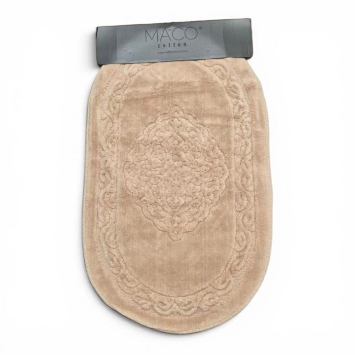 Килимки для ванни Maco Cotton Osmanli овал (Коричневий, 60х100/ 50х60)