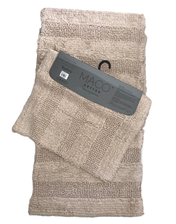 Килимки для ванни Maco Cotton Sonil (Бежевий, 60х100 / 50х60)