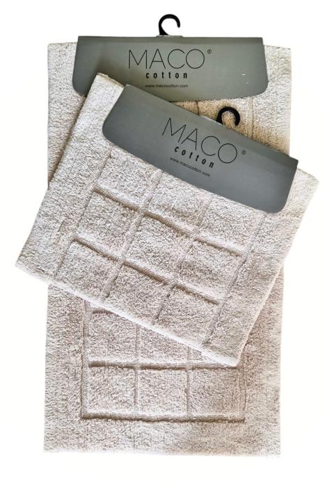 Килимки для ванни Maco Cotton Dama (Бежевий, 60х100 / 50х60)