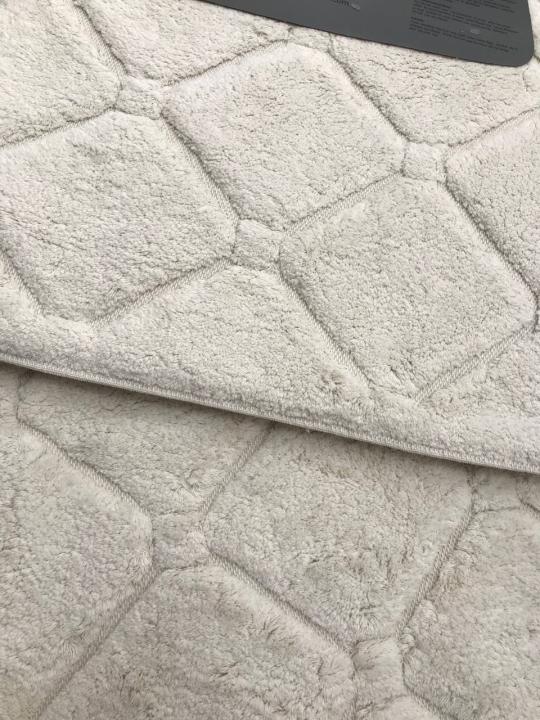 Килимки для ванни Maco Cotton ромби (Кремовий, 60х100 / 50х60)
