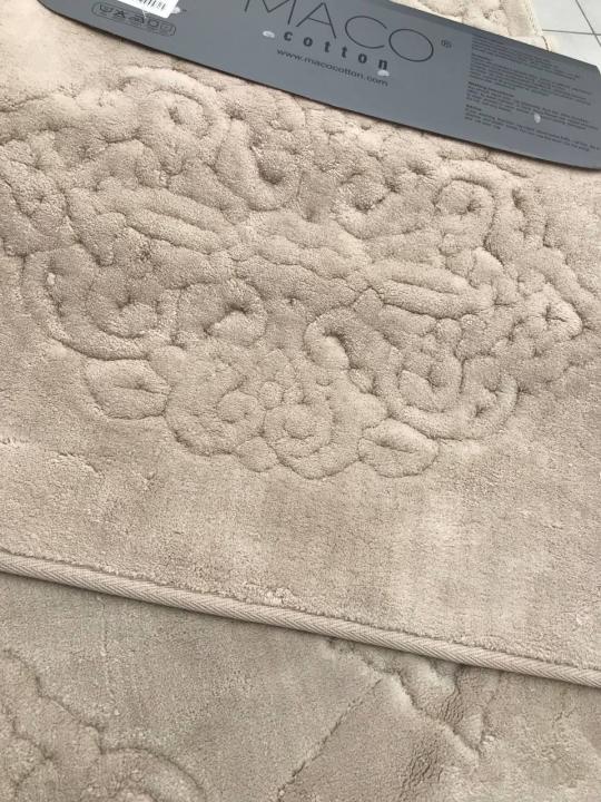 Килимки для ванни Maco Cotton Ala (Бежевий, 60х100 / 50х60)
