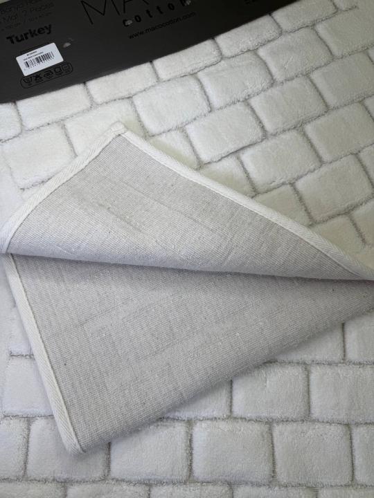 Килимки для ванни Maco Cotton Kiremit (Кремовий, 60х100 / 50х60)