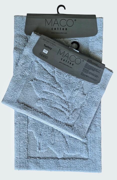 Килимки для ванни Maco Cotton Yaptak (Сірий, 60х100 / 50х60)