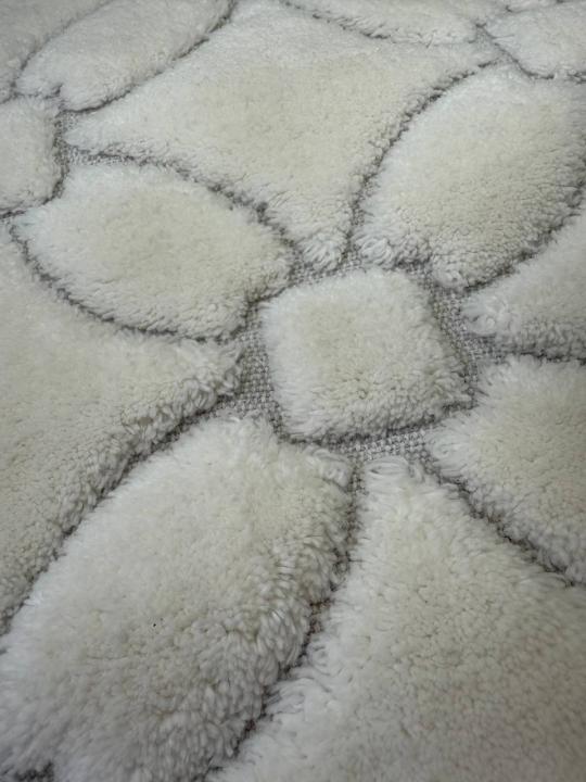 Килимки для ванни Maco Cotton Talia (Кремовий, 60х100 / 50х60)