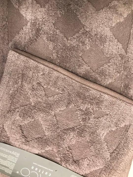 Килимки для ванни Maco Cotton Taftinc Baclava (Коричневий, 60х100 / 50х60)