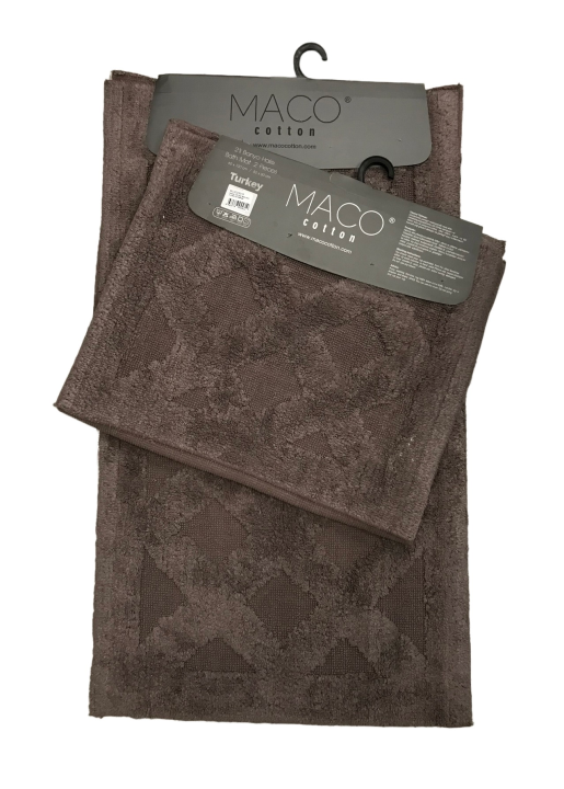 Килимки для ванни Maco Cotton Taftinc Baclava (Коричневий, 60х100 / 50х60)