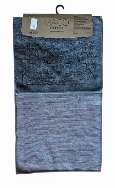 Килимки для ванни Maco Cotton Silvia (Антрацит, 60х100 / 50х60)