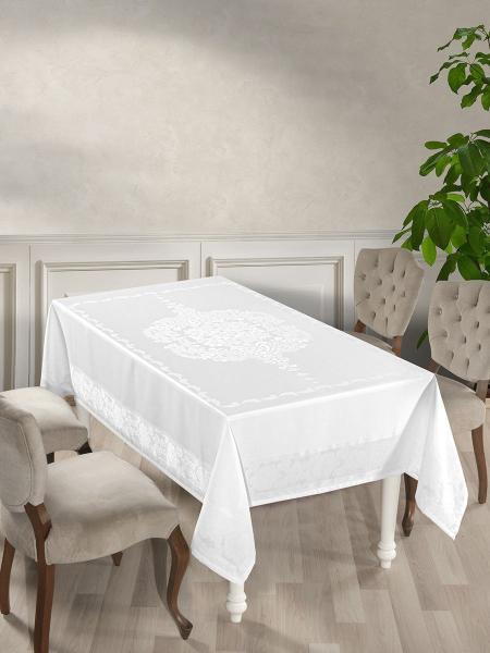 Скатертина Jumbo водовідштовхуюча (Білий, 160х260)