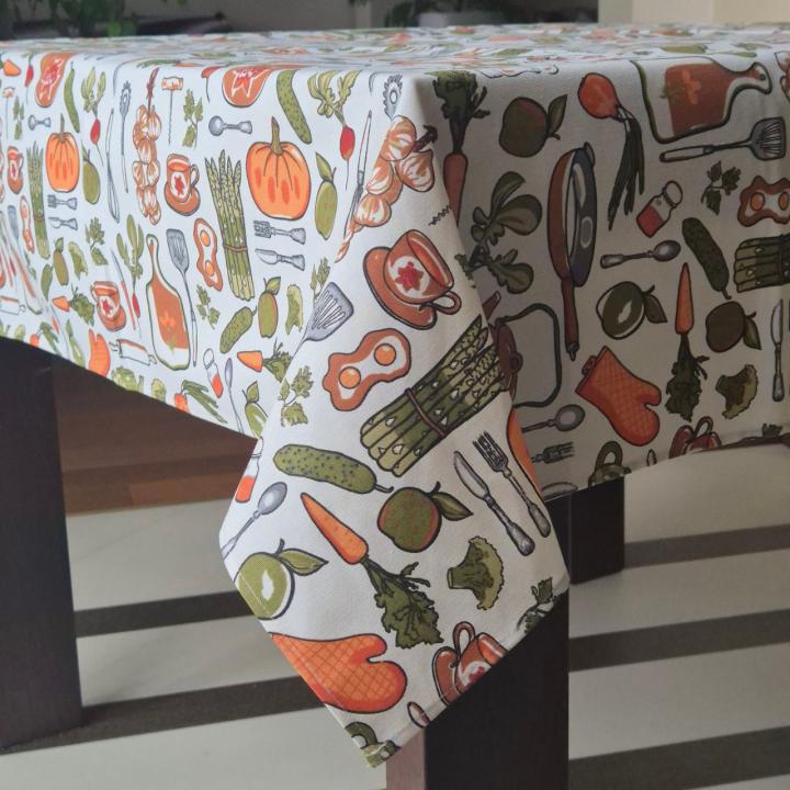 Скатертини водовідштовхуюча Спокуса сну (Овочі, 125х175)
