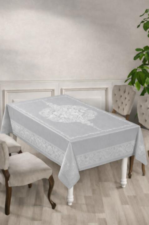 Скатертина Jumbo водовідштовхуюча (Сірий, 160х260)