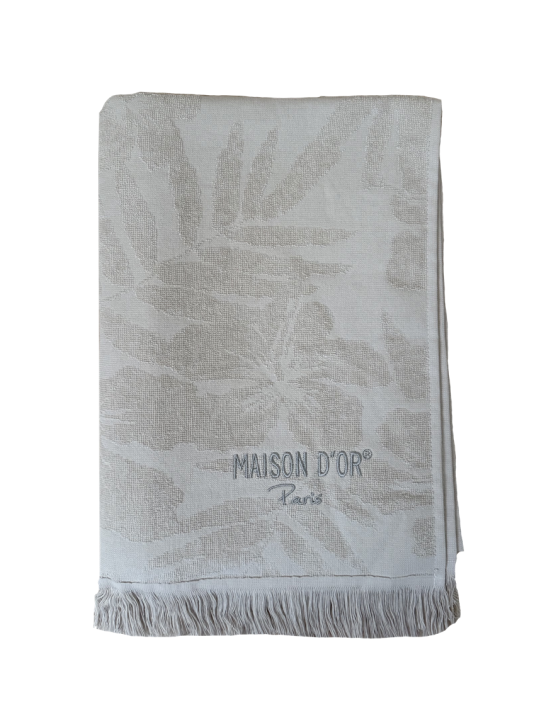 Пляжний рушник бавовняний Maison D'or Hawaii (Stone, 85х150)