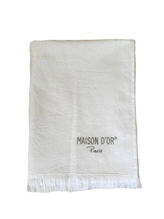 Пляжний рушник бавовняний Maison D'or Hawaii (Білий, 85х150)