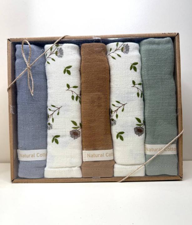 Набір кухонних рушників з мусліну Nilteks (Мікс, 40х60)