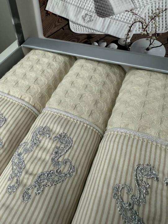 Набір рушників Maison D'or Brise Apone 3 шт (Бежевий, 40х60)