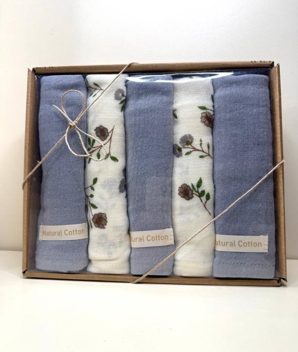 Набір кухонних рушників з мусліну Nilteks (Сірий, 40х60)