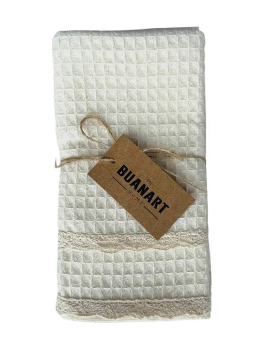 Набір кухонних рушників BUANART (Кремовий, 40х60)