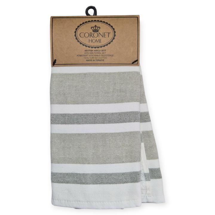 Комплекти рушників для кухні CORONET HOME 2 шт (АР01 Зелений, 40х60)