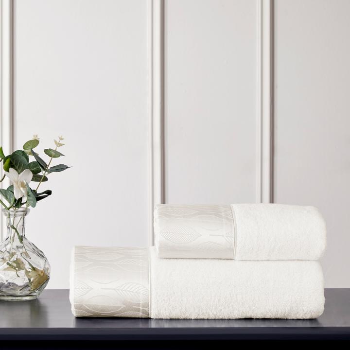Комплекти рушників Tivolyo Home Stella (Кремовий, 50х100 / 75х150)