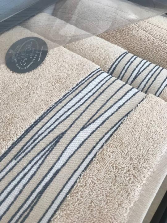 Комплекти рушників Coton Delux Pure (Бежевий, 50х70 / 50х90 / 70х140)
