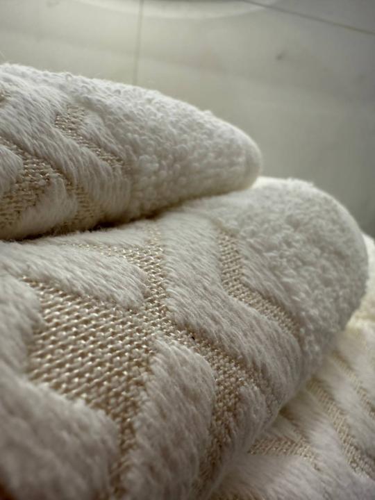 Набір рушників Coton Delux асорті (Кремовий, 30х50 / 50х90 / 70х140)