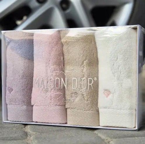 Набір рушників Maison D'or (Soft Hearts, 30х50 - 4шт.)