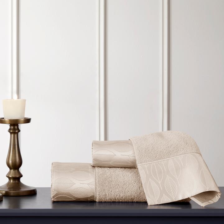 Комплекти рушників Tivolyo Home Stella (Бежевий, 28х50 / 50х100 / 75х150)