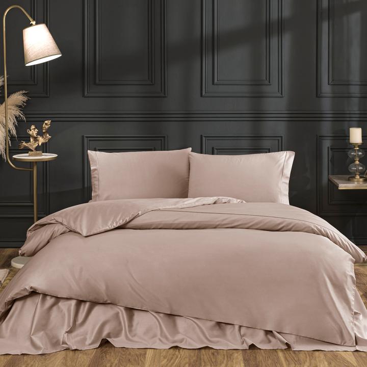 Постільна білизна Tivolyo Home Casual (Темно-бежевий, 200х220)