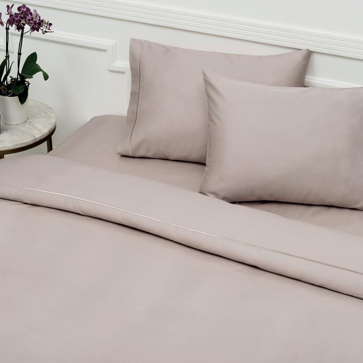Постільна білизна Tivolyo Home Casual (Темно-бежевий, 200х220)