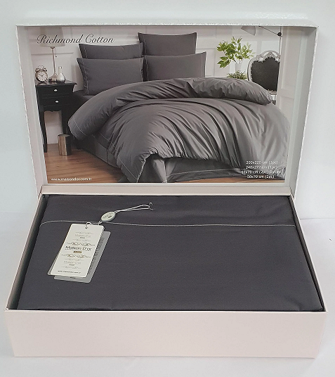 Постільна білизна Maison D'or Richmond Cotton (Антрацит, 200х220)