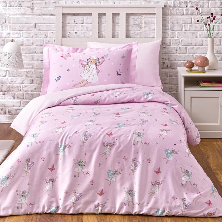 Постільна білизна Tivolyo Home сатин (Fairies, 160х220)