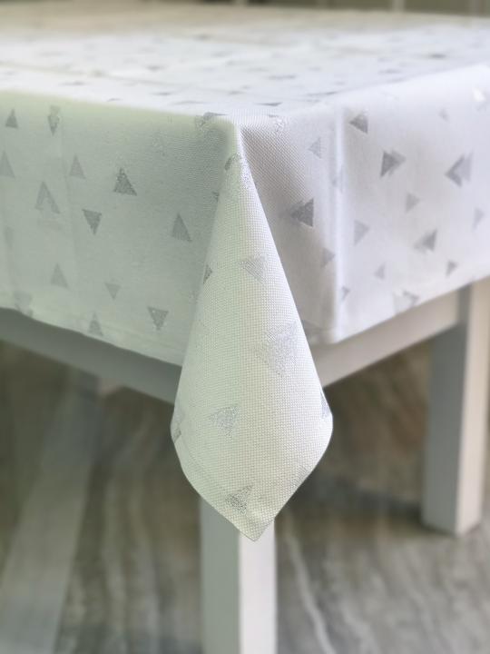 Новорічна Скатертина  VISATEX (Кремовий, 100х100)