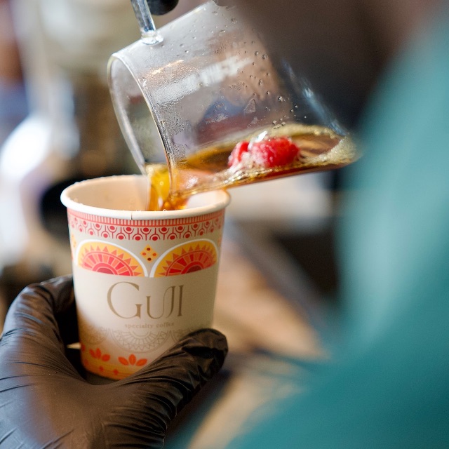 Free Cake pop discount at Guji Specialty Coffee