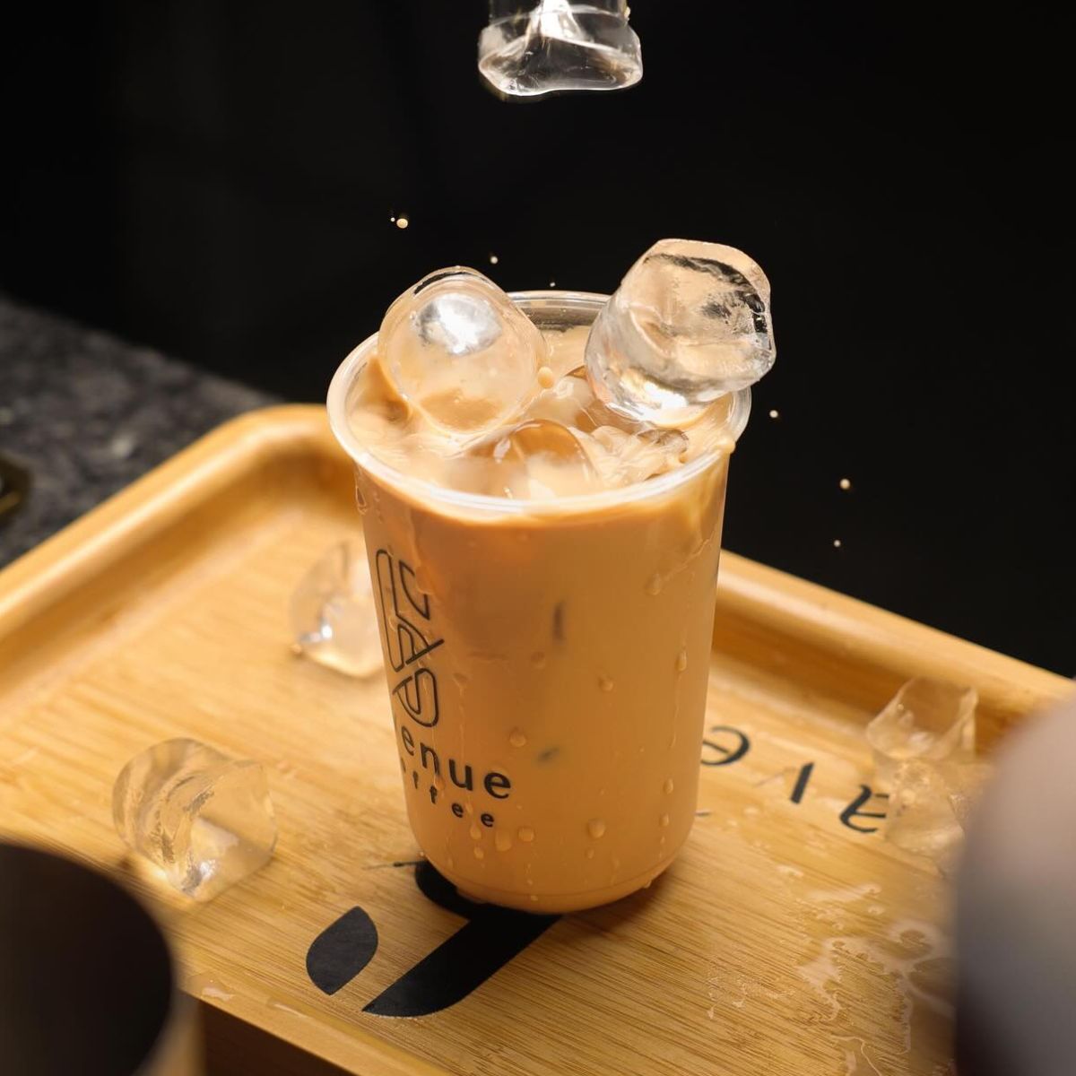 Americano or Espresso with a Croissant for only 1 BD! offer at 6 Avenue Cafe