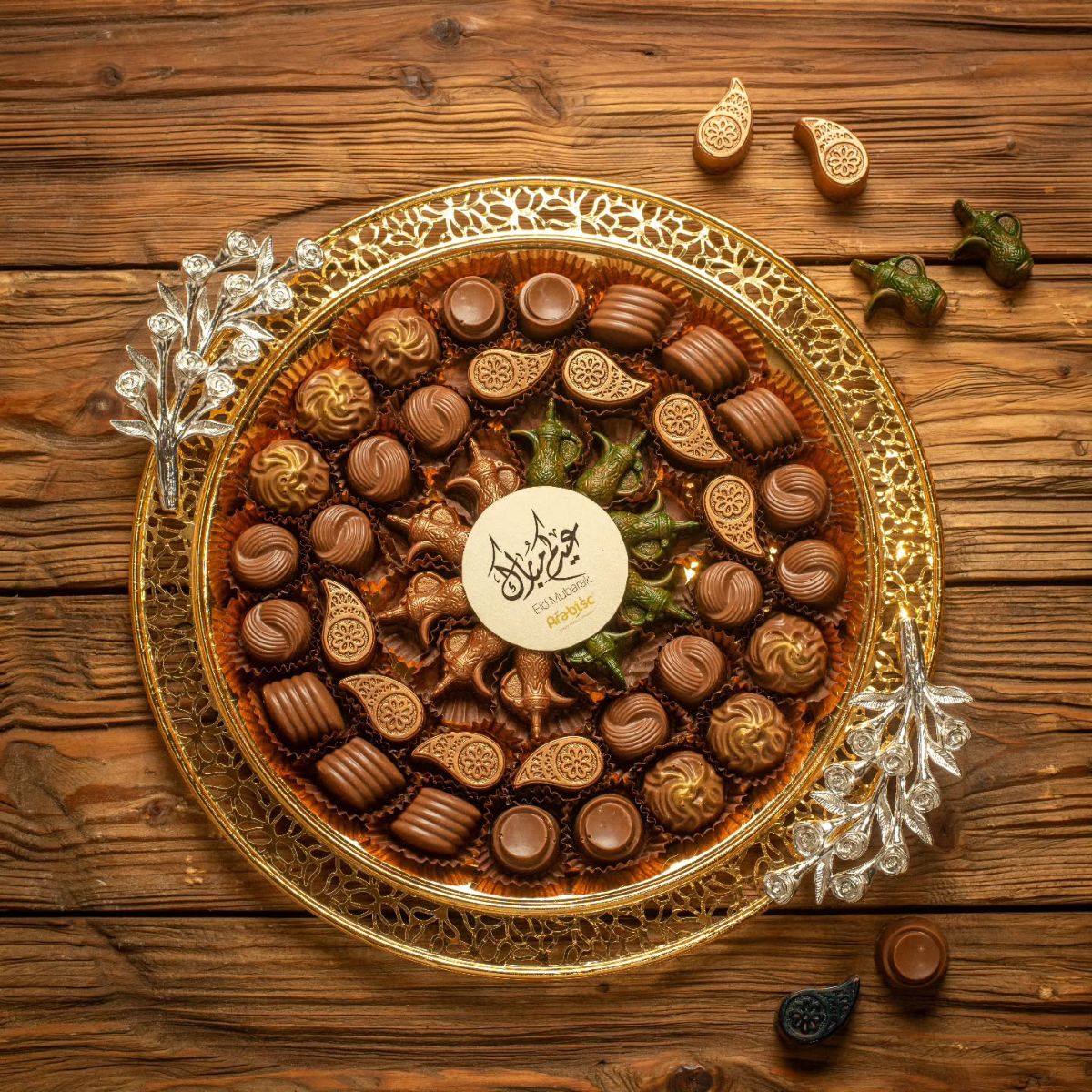 Buy Belgian Hot Chocolate and Get a Box of Pretzel Chocolates offer at Arabisc Chocolate
