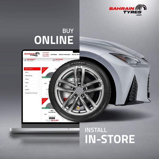 Additional 5% off on DOT 2025 and 2026 tires discount at Bahrain Tyres