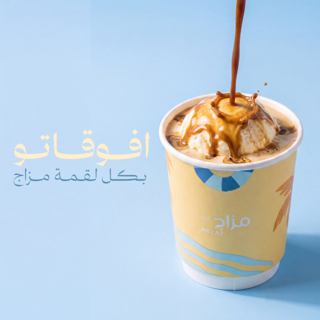ايس كريم افوكاتو بـ ٩ ريال ! discount at مزاج مغربي