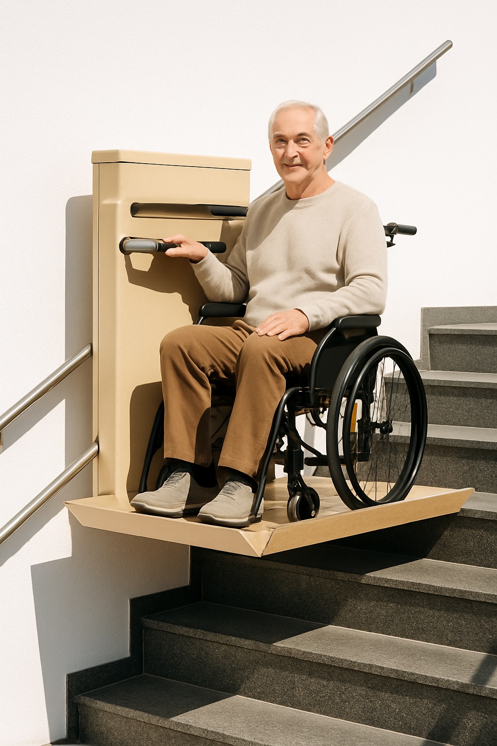 Plošina pro seniory Kina Pilotů