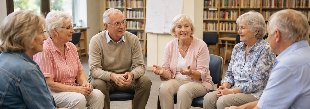 "Na kus řeči do knihovny" - komunitní program pro seniory