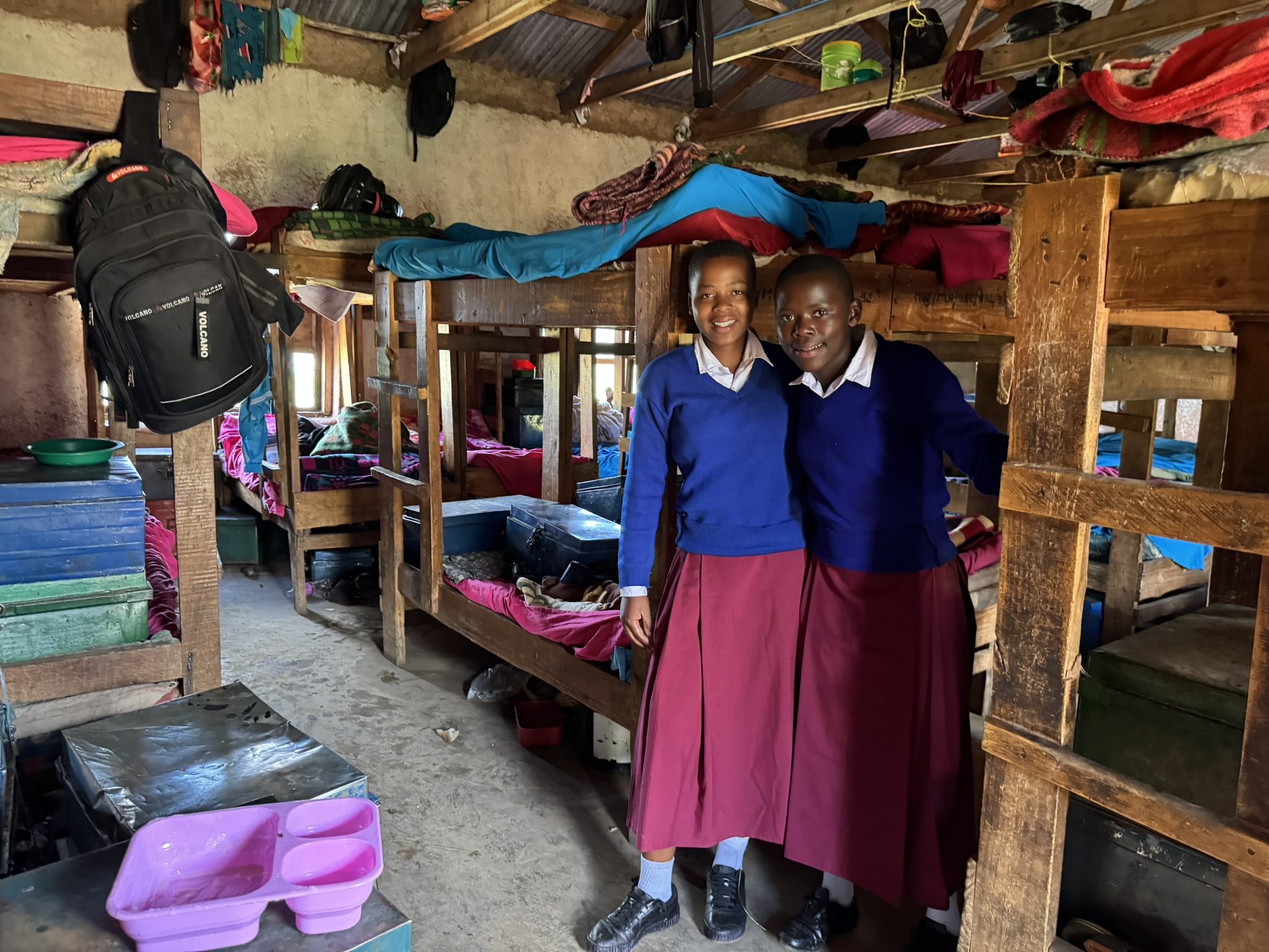 Dormitory at Mlondwe school — building it brick by brick