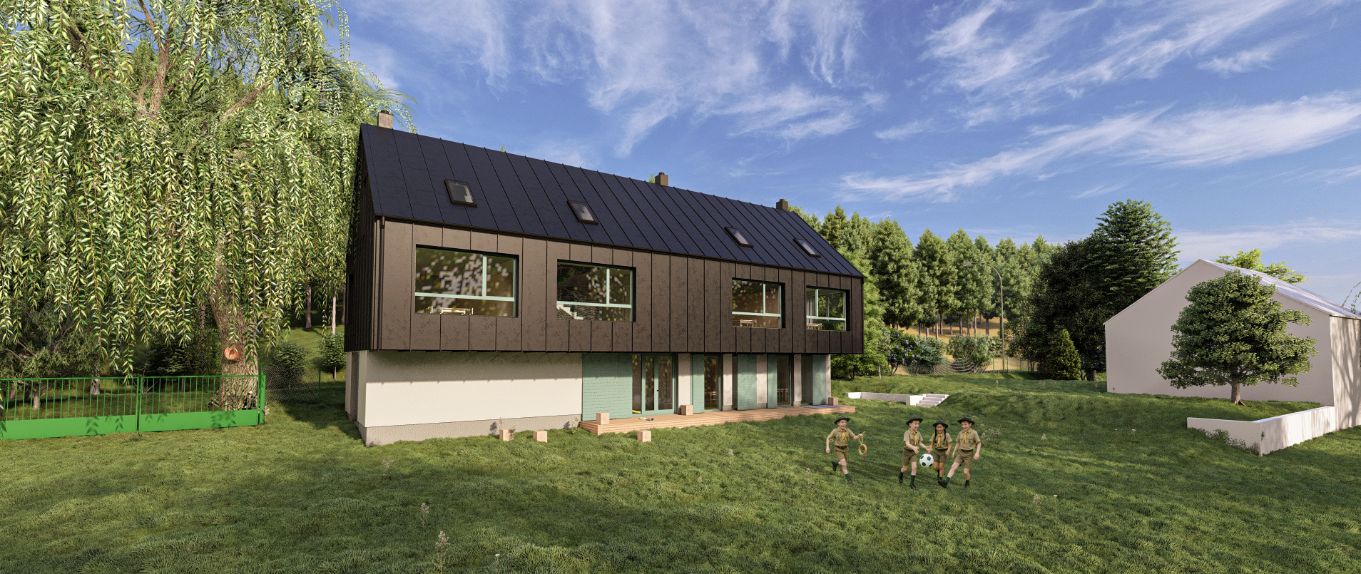 Skautský dům na Lužnické plovárně - projektová dokumentace