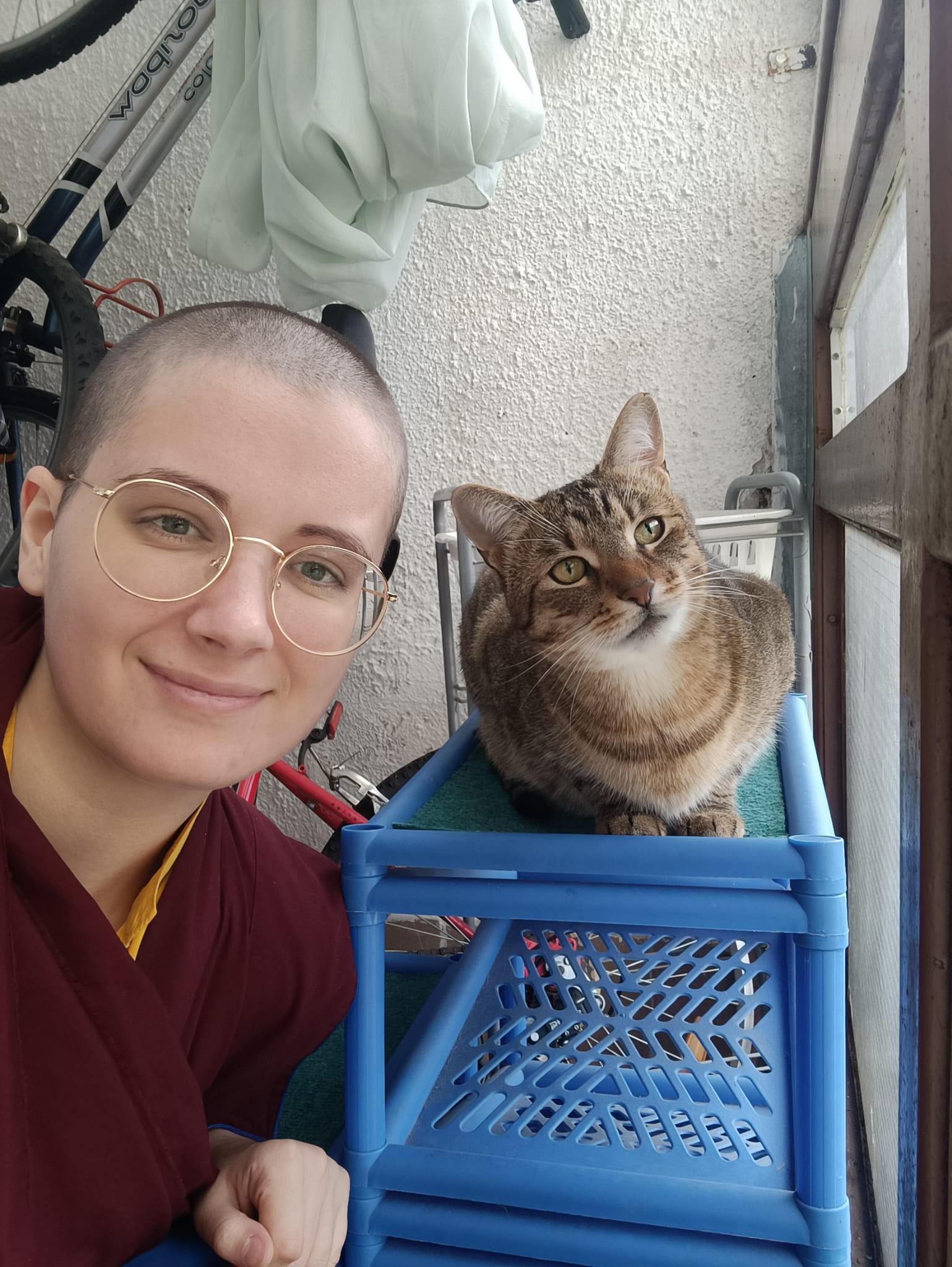 Podpora mnišky Katky na její cestě